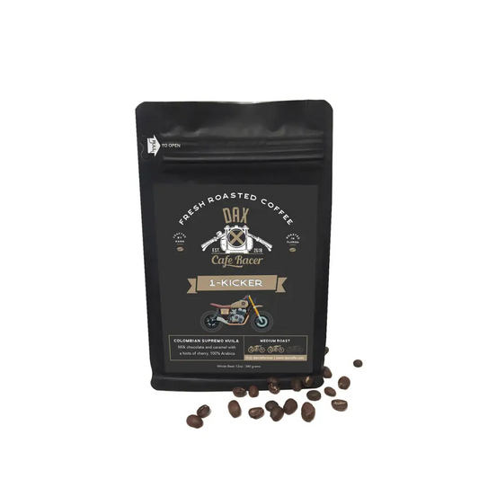 Fresh coffee Colombian Supremo Huila - DAX Cafe Racer