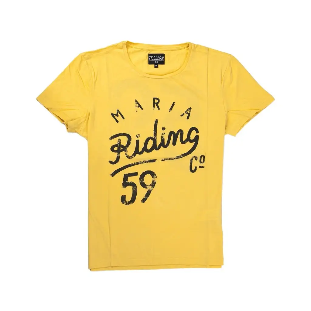 MEN 59 CLUB T-SHIRT - YELLOW - DAX Cafe Racer