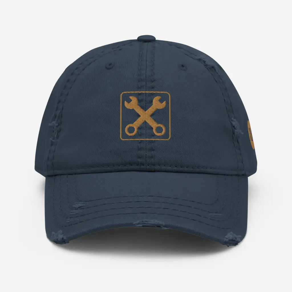 Distressed Dad Hat - DAX Cafe Racer