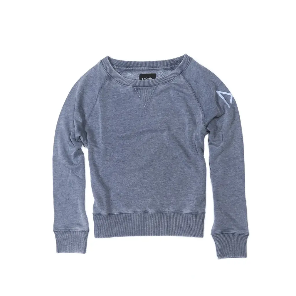 WOMAN EDWARD SWEATSHIRT - BLUE - DAX Cafe Racer