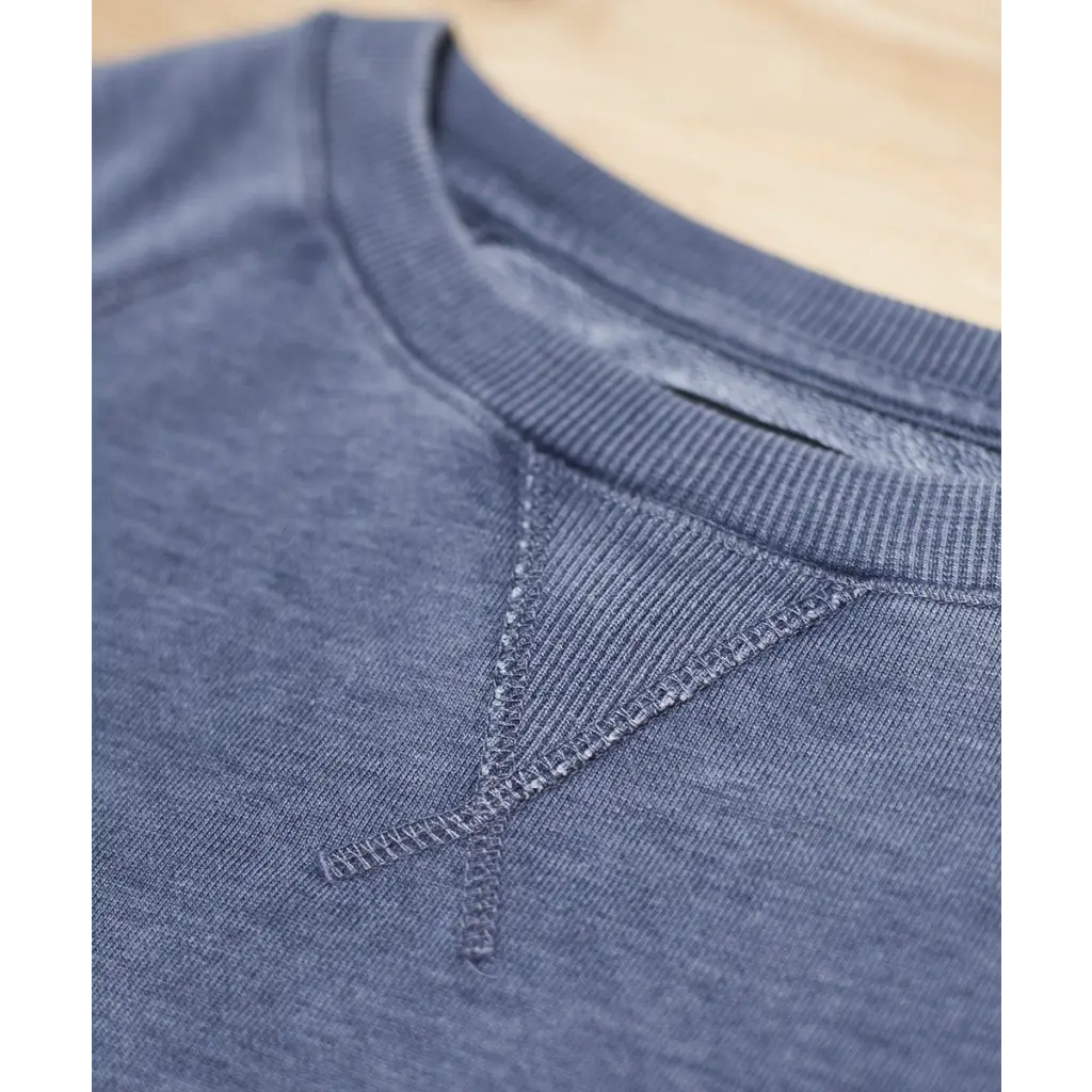 WOMAN EDWARD SWEATSHIRT - BLUE - DAX Cafe Racer
