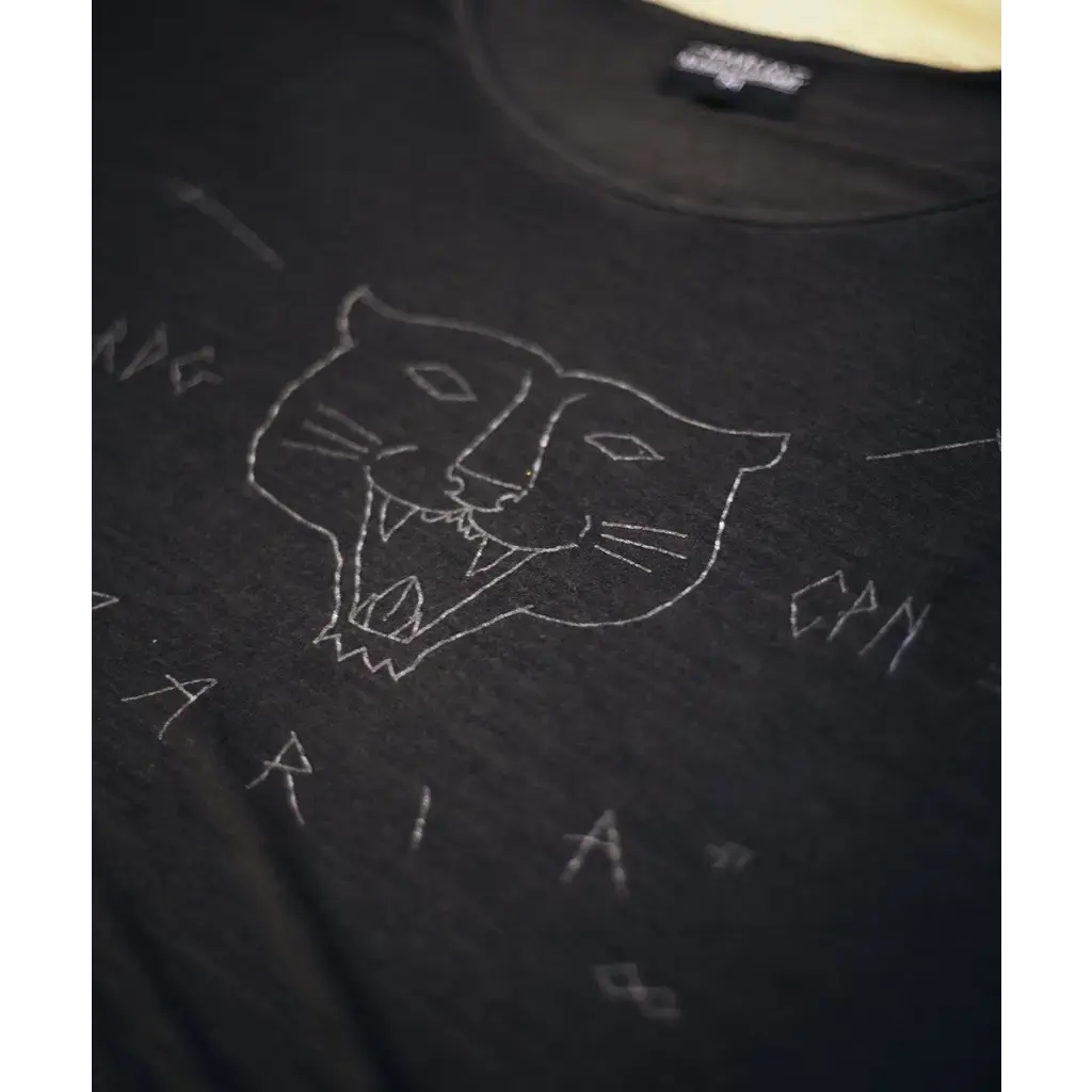 WOMEN LUCKY LOOSER T-SHIRT - BLACK - DAX Cafe Racer