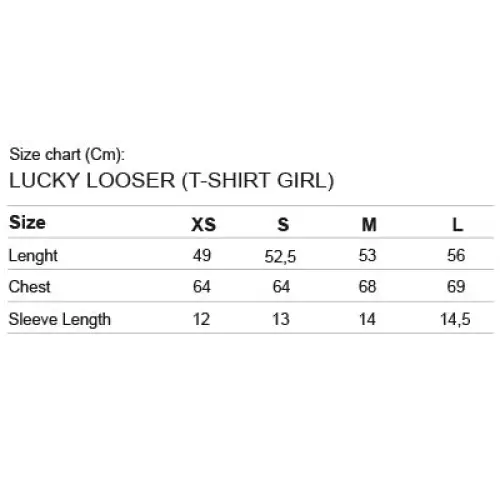 WOMEN LUCKY LOOSER T-SHIRT - GREY - DAX Cafe Racer