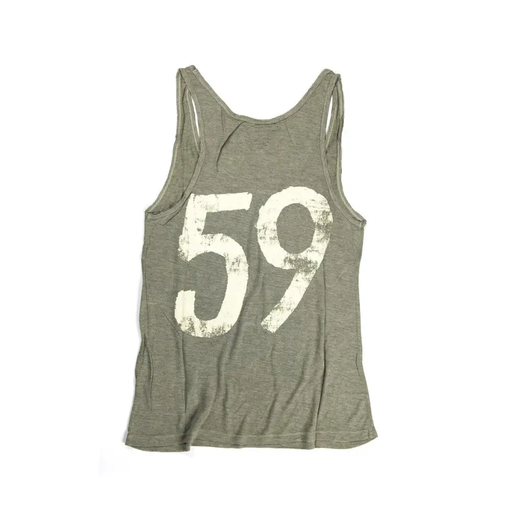 WOMEN TOP TANK - ARMY GREEN - DAX Cafe Racer
