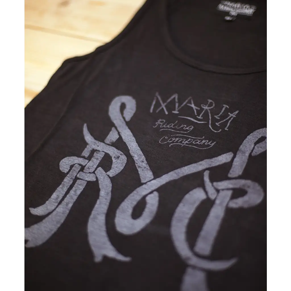 WOMEN TOP TANK - BLACK - DAX Cafe Racer