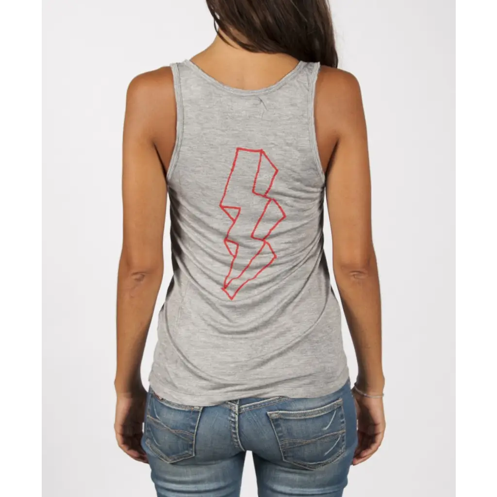 WOMEN TOP TANK - GREY - DAX Cafe Racer