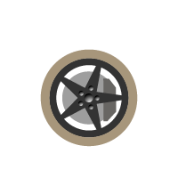 Wheel | Any order over $50 ships free anywhere in the United States. | DAX Cafe Racer - Fresh Roasted Coffee for Riders | BoostYourRide