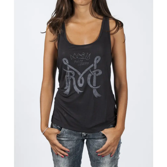 WOMEN TOP TANK - BLACK - DAX Cafe Racer